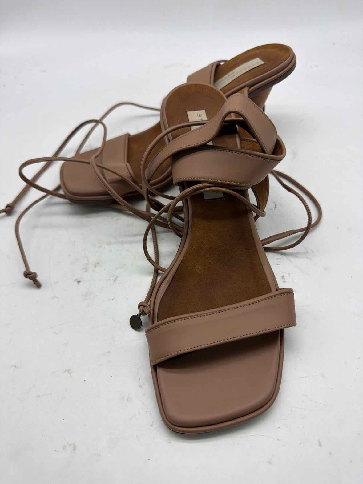 Pre-Owned Stella McCartney Tan Size 8.5 Strappy Heels | True Fashionistas.
