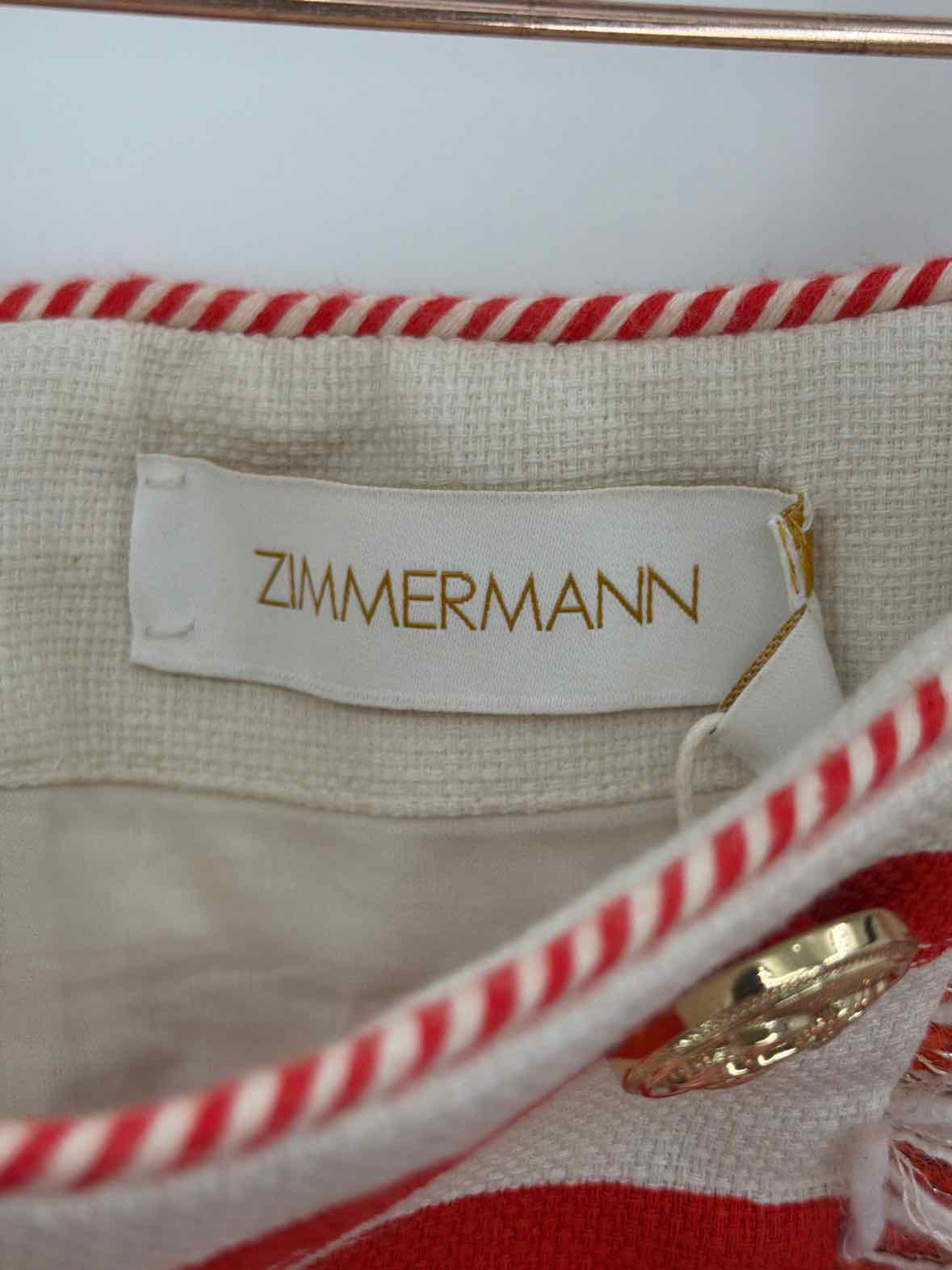 Pre-Owned Zimmermann Red Size 2/8 Pencil Skirt | True Fashionistas.
