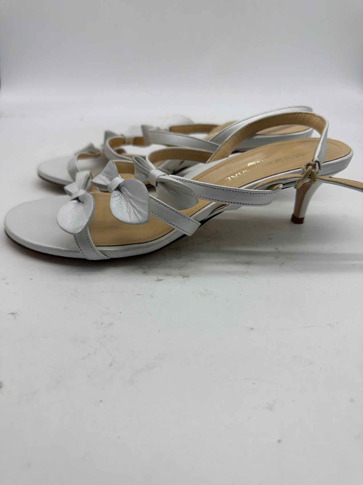 Pre-Owned Marion Parke White Size 36 Slingback Heels | True Fashionistas.