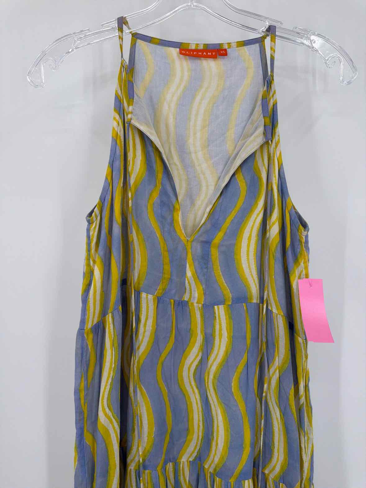 Pre-Owned Oliphant Blue Size XS Long Sleeveless Dress | True Fashionistas.