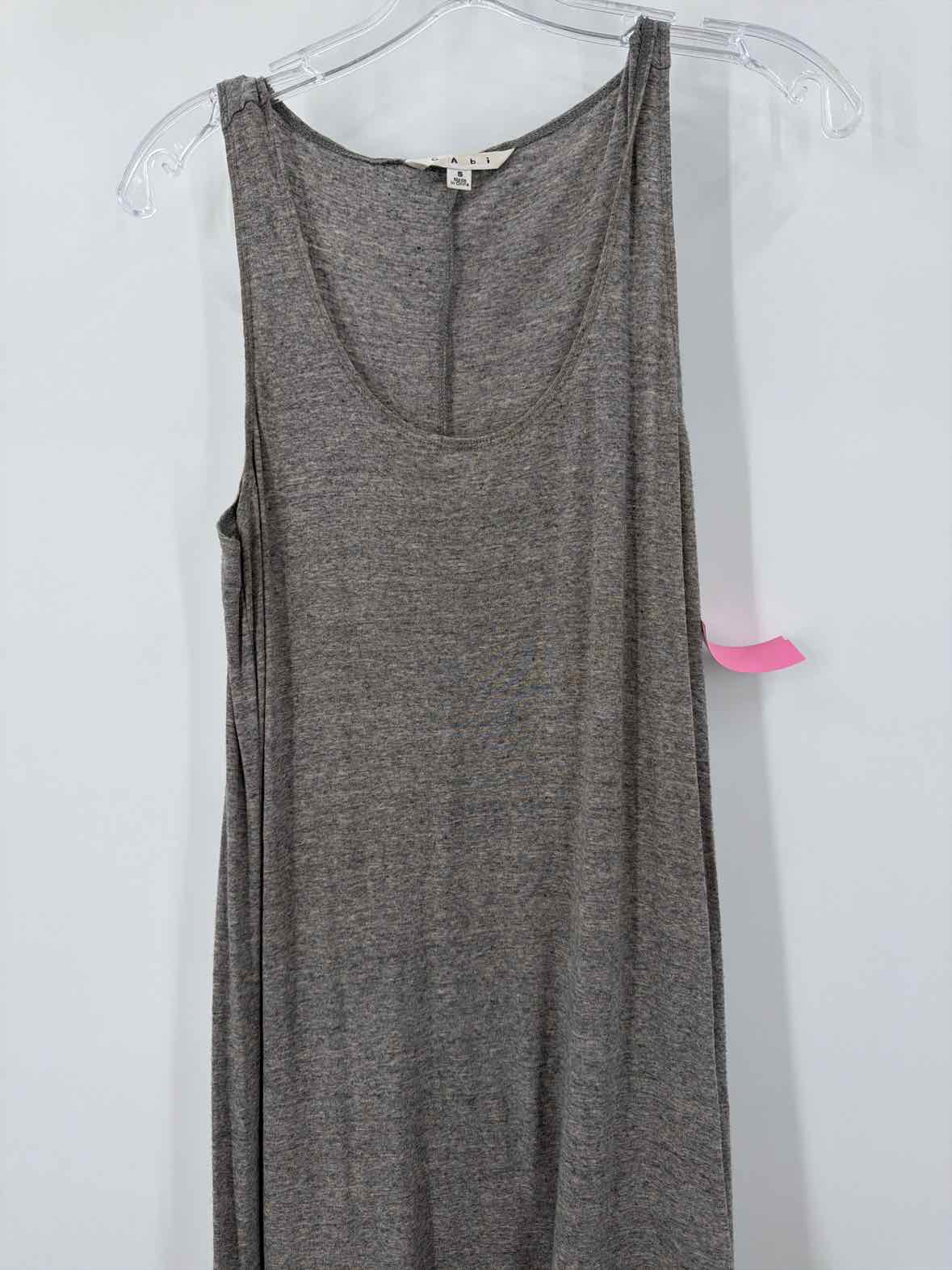 Pre-Owned Cabi Grey Size Small Long Sleeveless Dress | True Fashionistas.