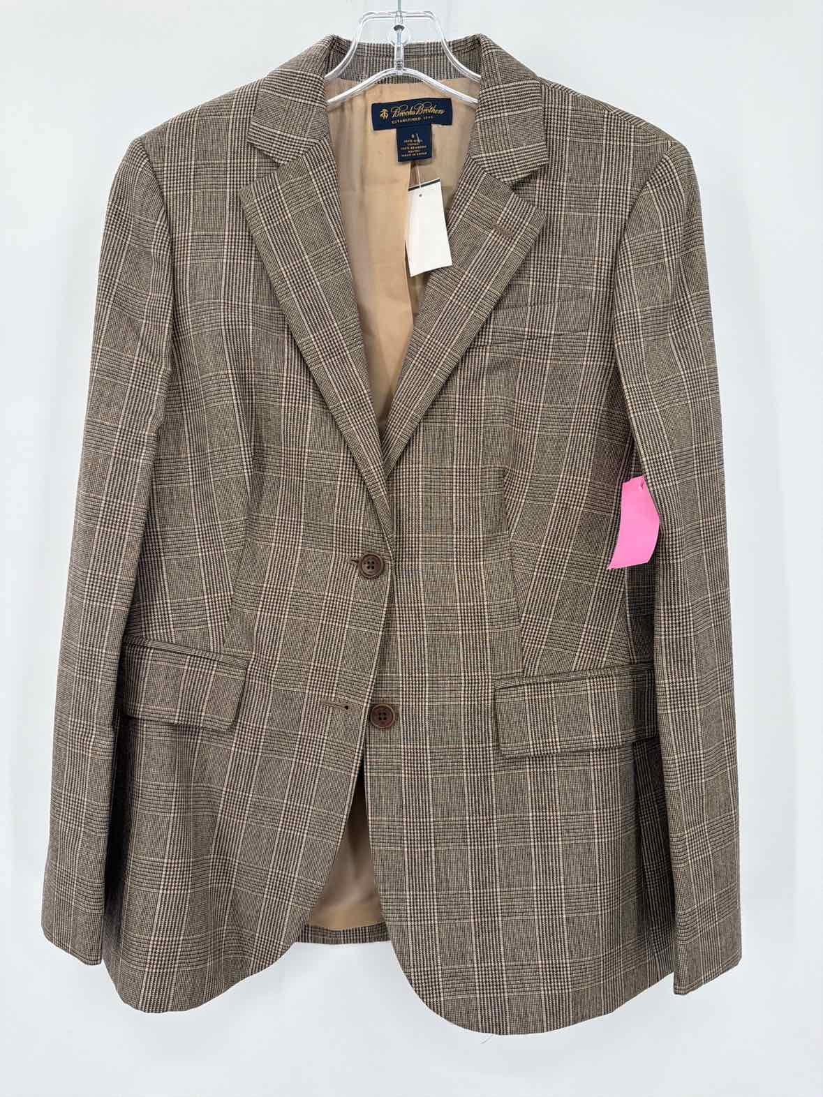 Pre-Owned Brooks Brothers Tan Size 6 Blazer | True Fashionistas.