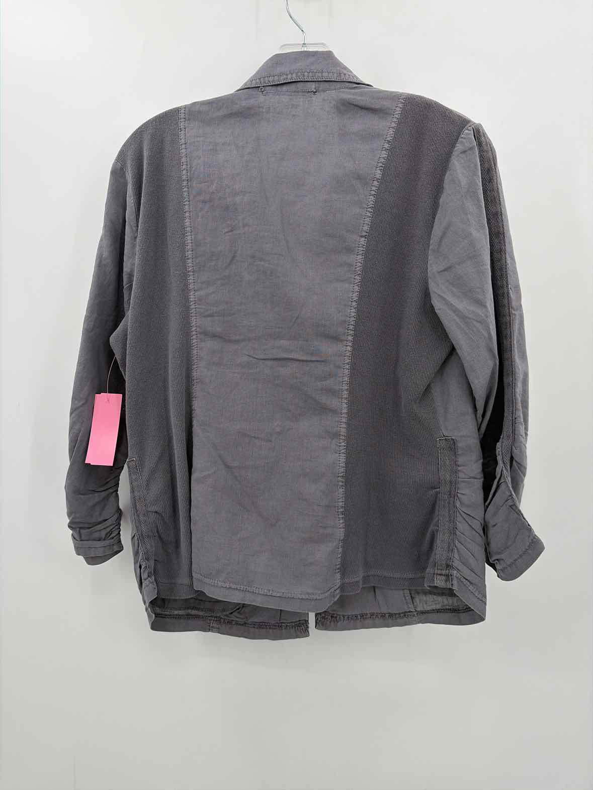 Wearables Grey Size Medium Button Jacket | True Fashionistas.