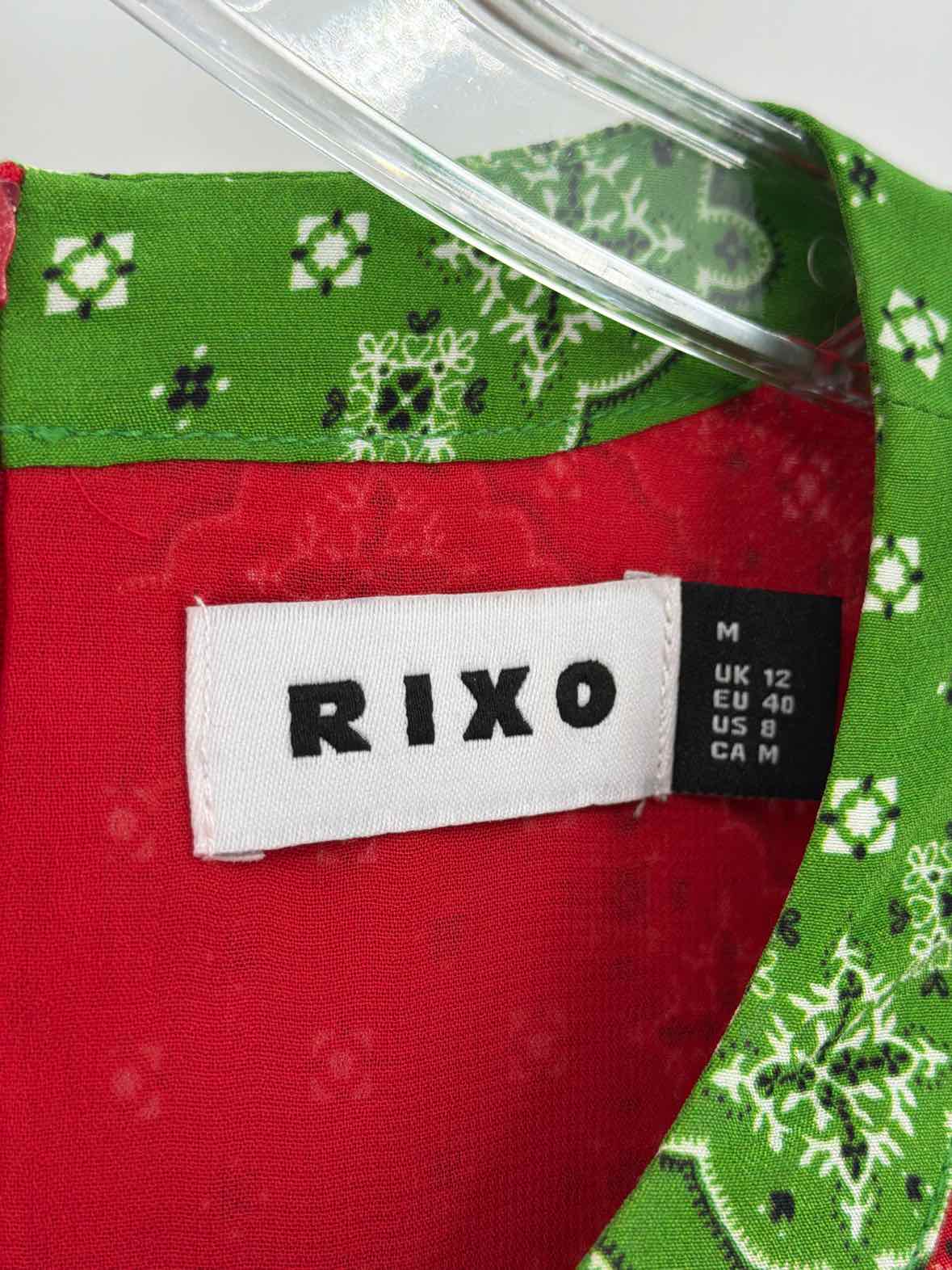 Pre-Owned Rixo Red Size 8 Long Long Sleeve Dress | True Fashionistas.