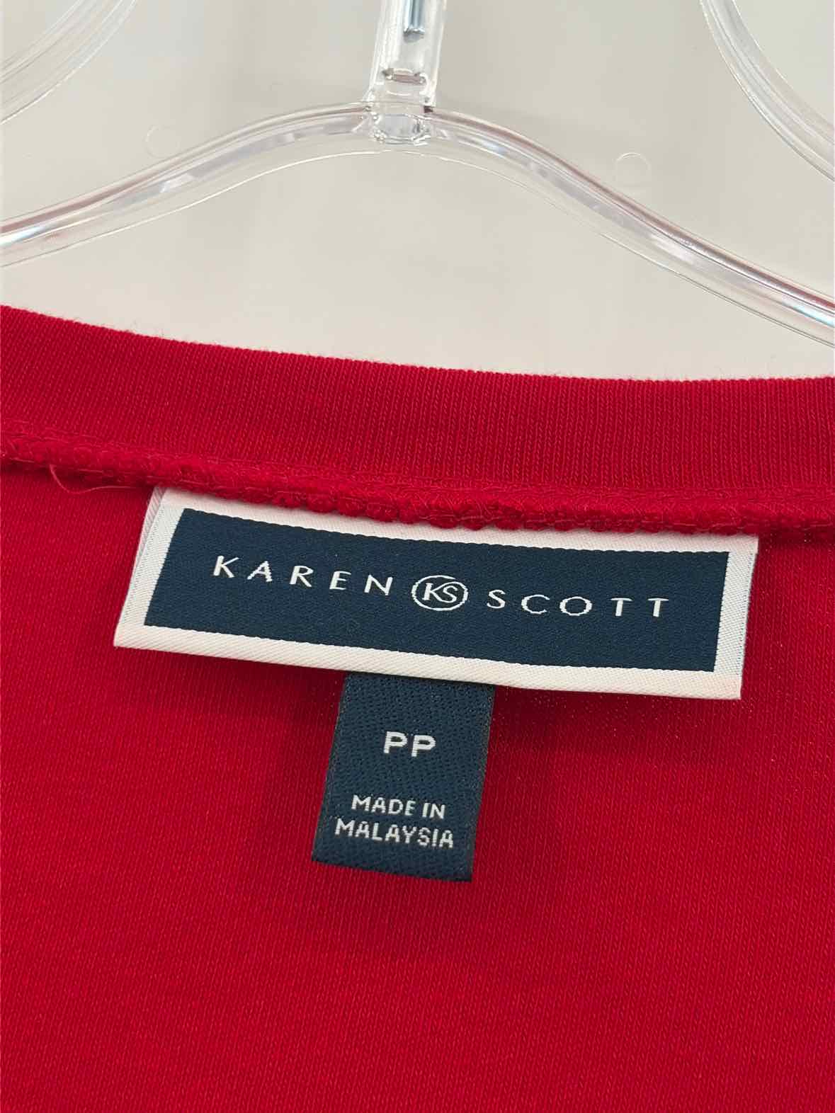 Karen Scott Red Size Small P Blouse | True Fashionistas.