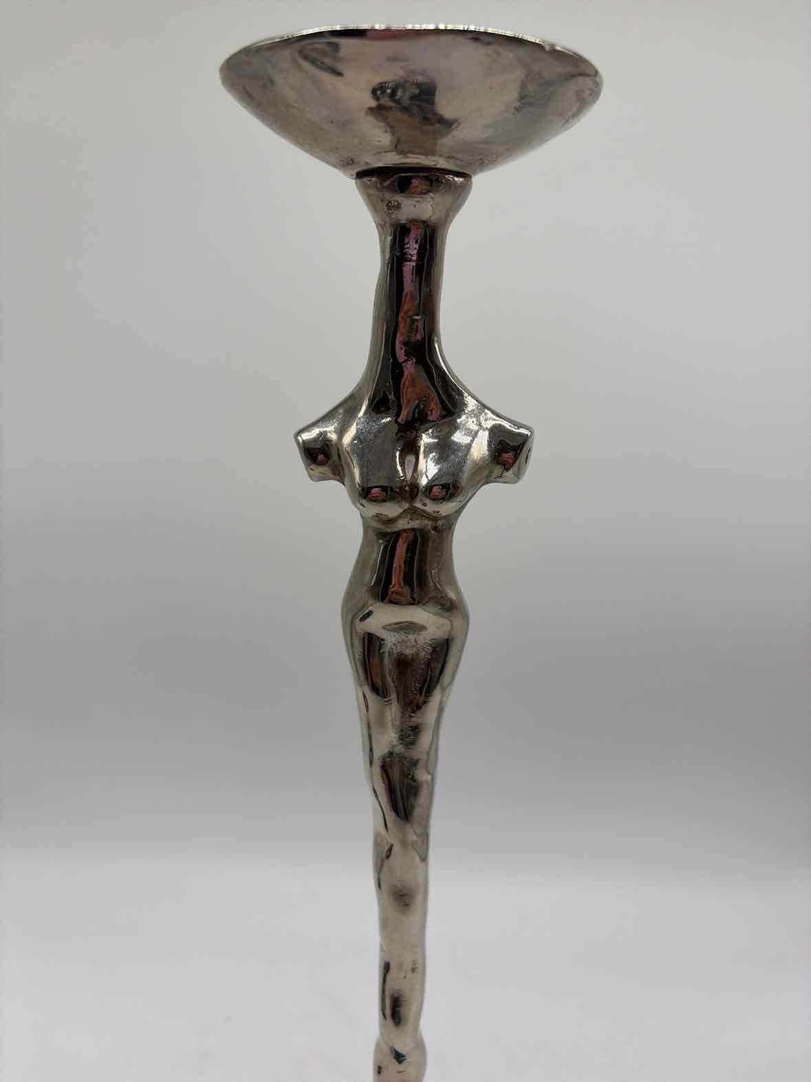Set Of 2 Michael Aram Adam & Eve Silver Candle Sticks | True Fashionistas.