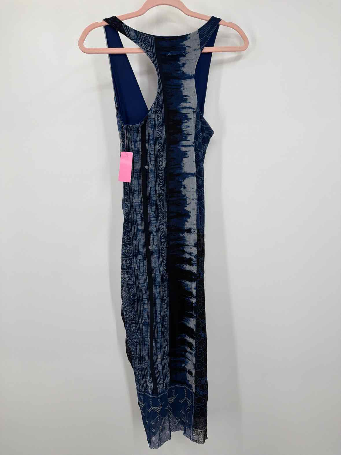 Pre-Owned Jean Paul Gaultier Blue Size Medium Mesh Short Sleeveless Dress | True Fashionistas.