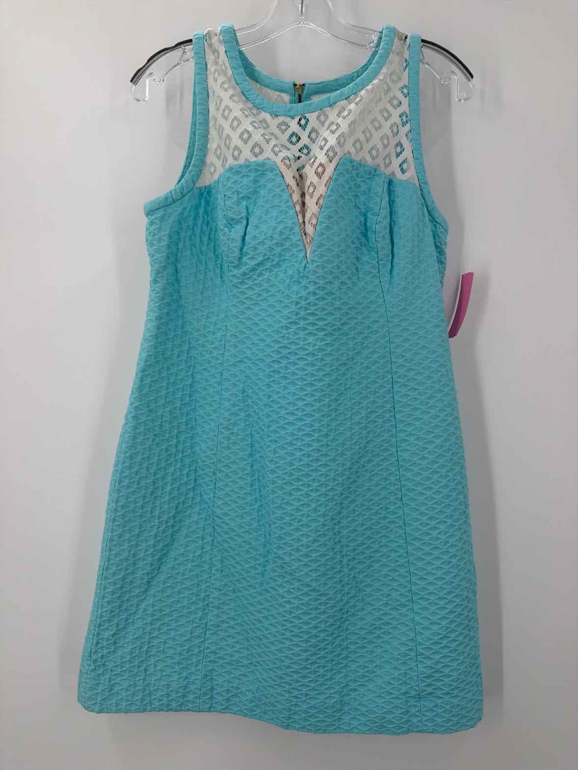 Pre-Owned Lilly Pulitzer Blue Size 12 Short Sleeveless Dress | True Fashionistas.