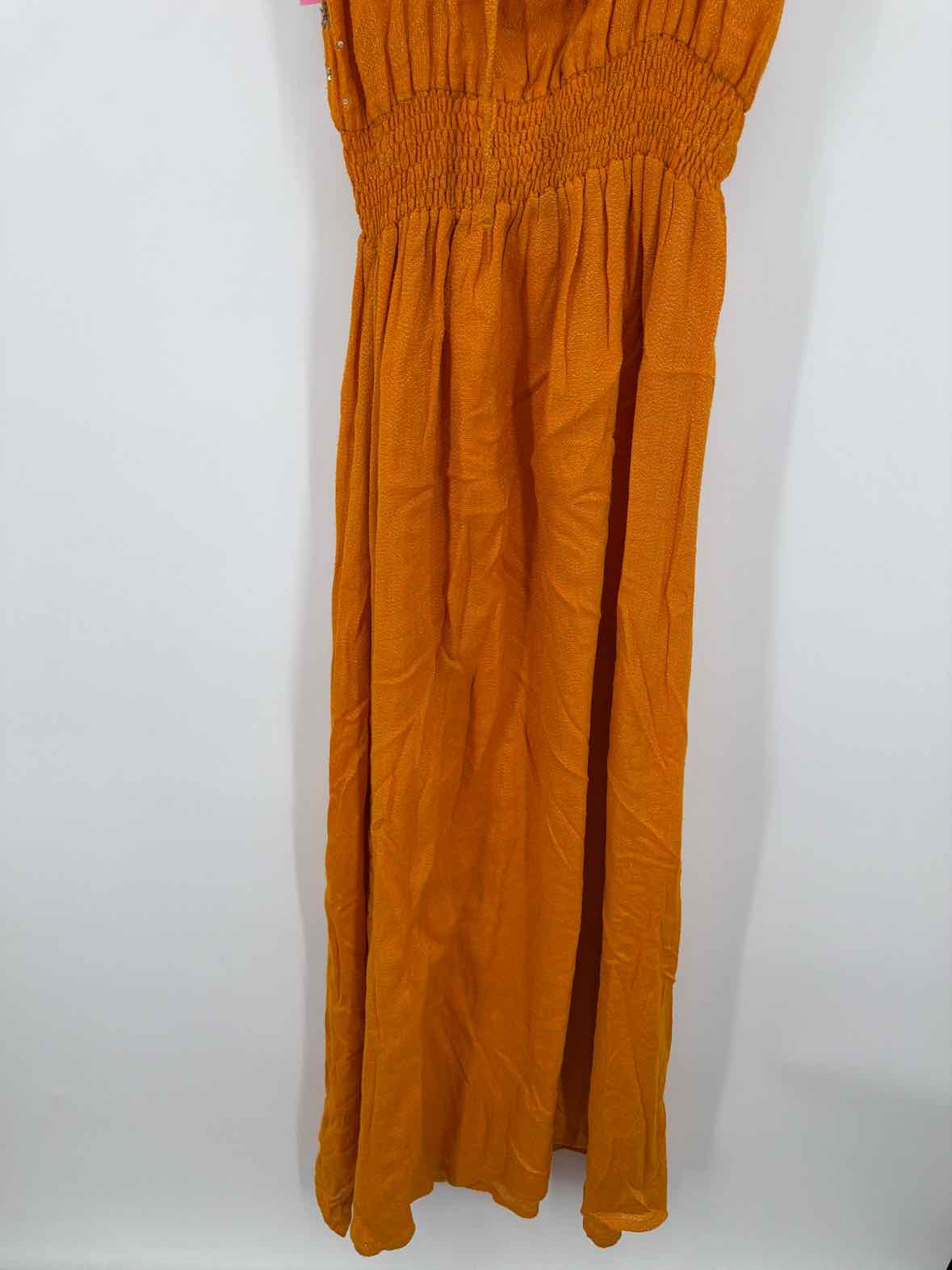 Pre-Owned Sundress Yellow Size M/L Long Sleeveless Dress | True Fashionistas.