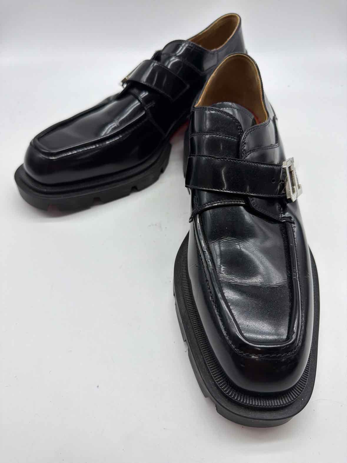 Pre-Owned Christian Louboutin Black 43 Loafer Men's Slip On | True Fashionistas.
