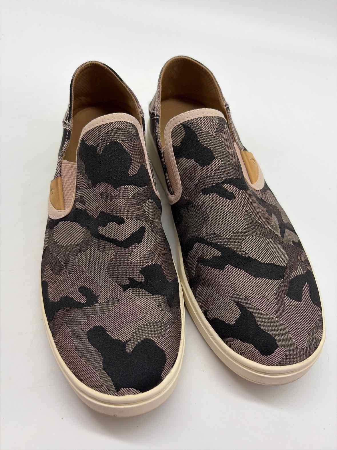 Pre-Owned Olukai Grey Size 9.5 Slip On Flats | True Fashionistas.