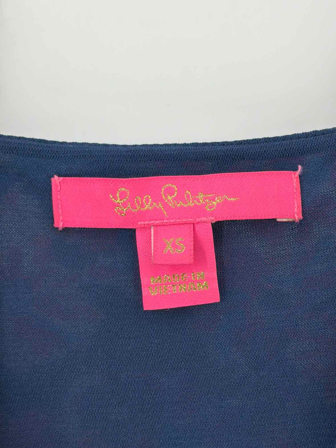 Pre-Owned Lilly Pulitzer Blue Size XS Sleeveless Jumpsuit | True Fashionistas.