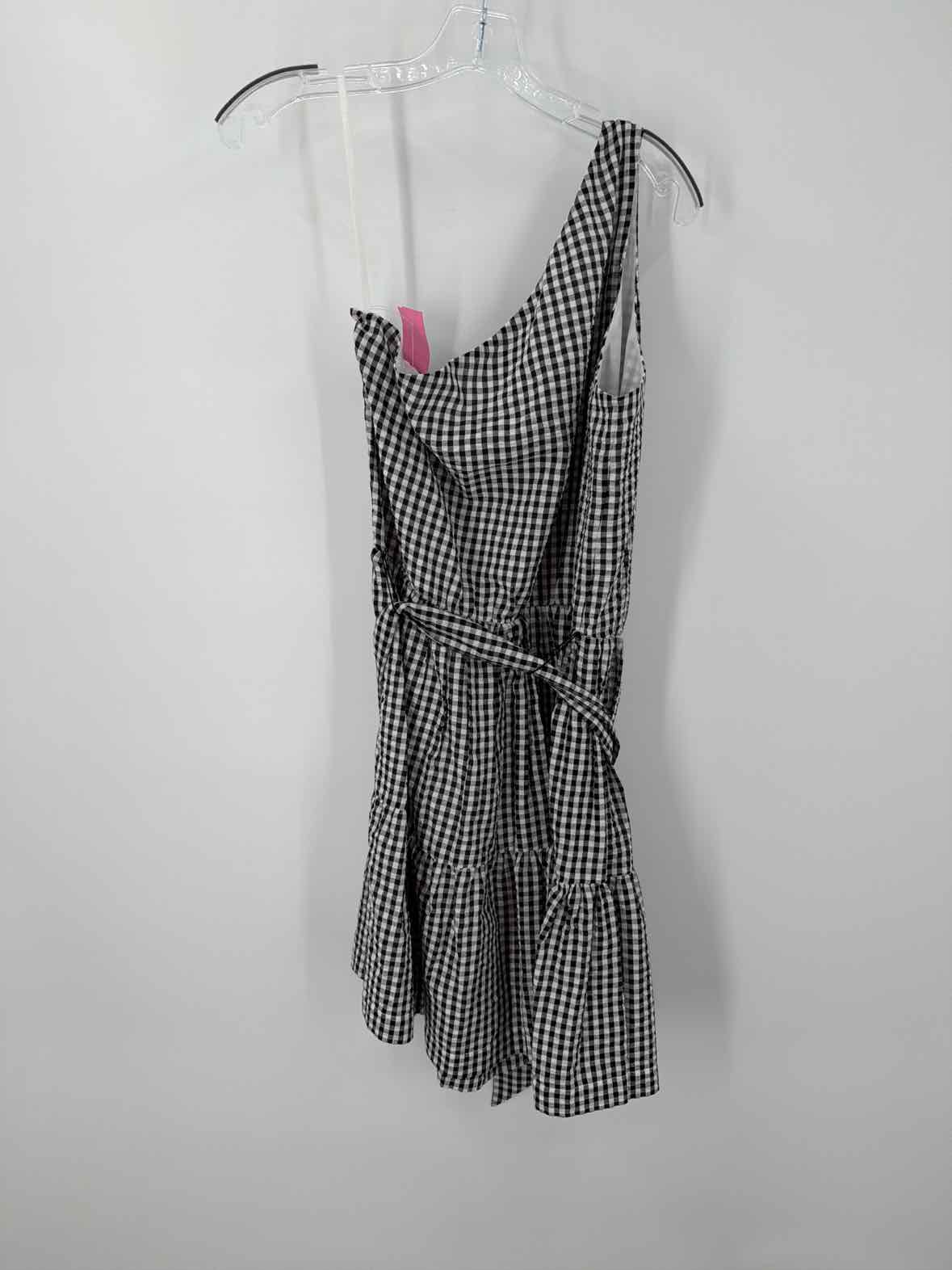 Pre-Owned Vineyard Vines Black Size 12 Check Short Sleeveless Dress | True Fashionistas.