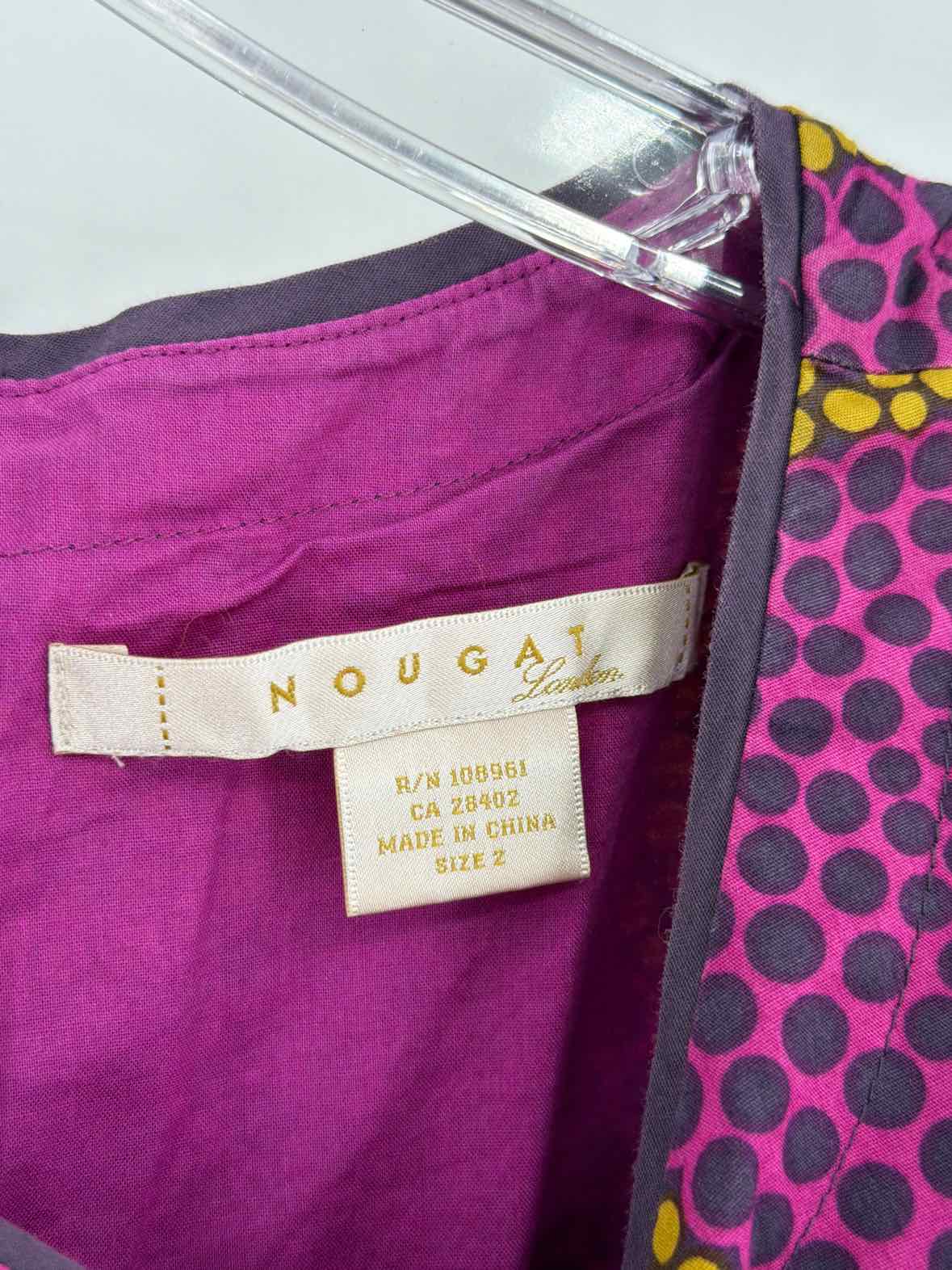 Pre-Owned Nougat Purple Size 2 Short Sleeveless Dress | True Fashionistas.