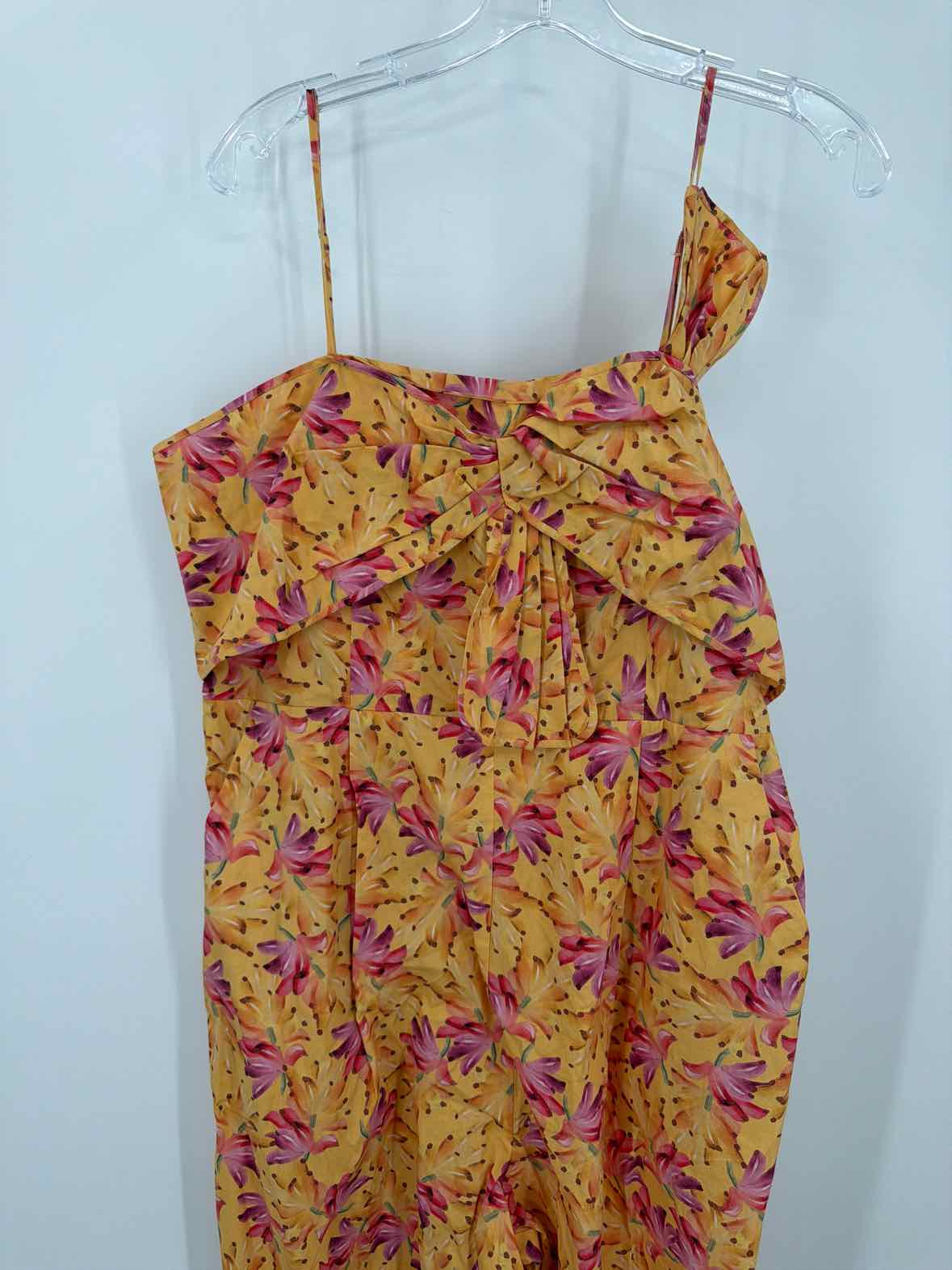 Pre-Owned Farm Rio Yellow Size XL Sleeveless Jumpsuit | True Fashionistas.