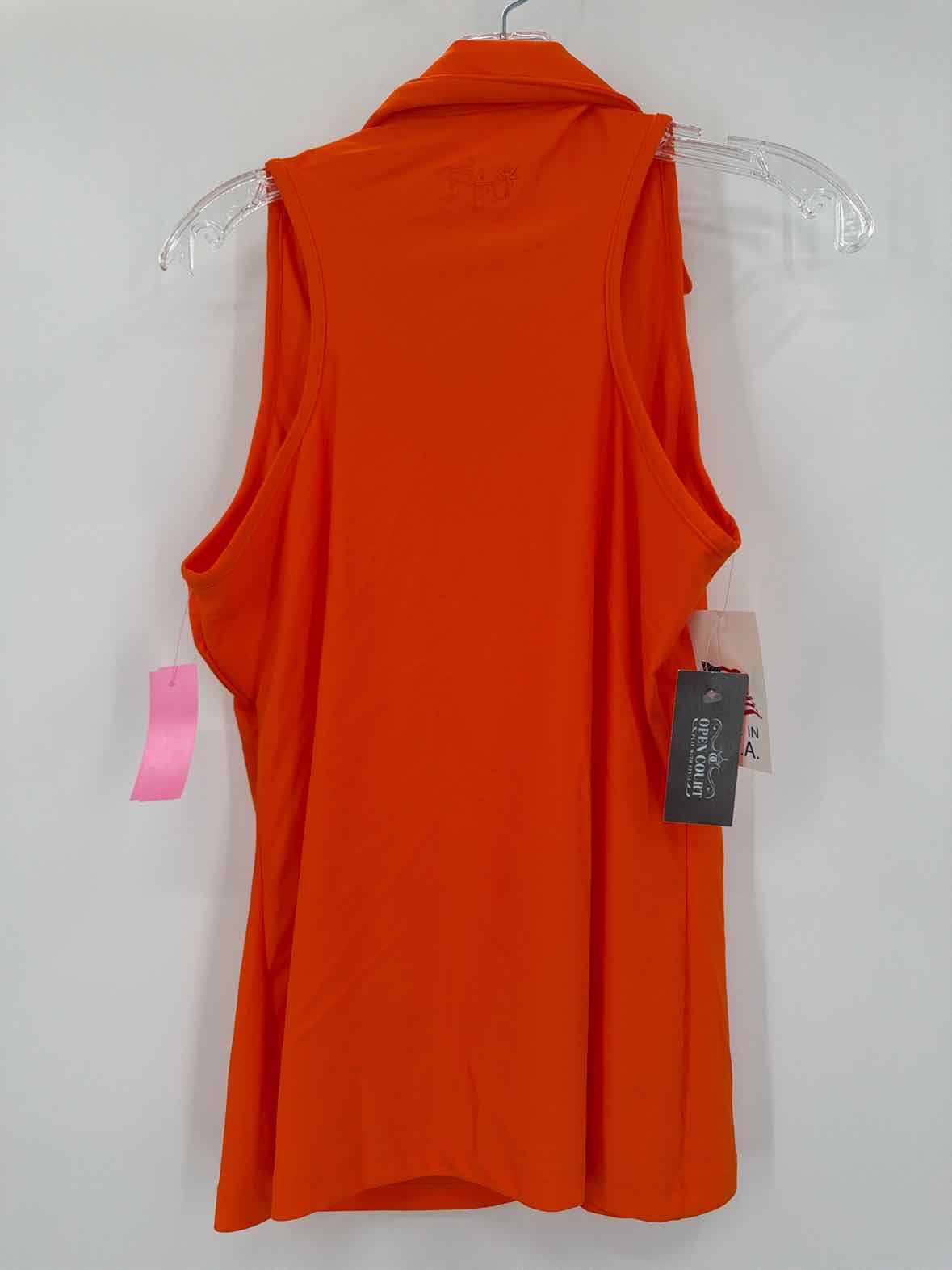 Pre-Owned Tzu Tzu Orange Size Large Athletic Tank | True Fashionistas.