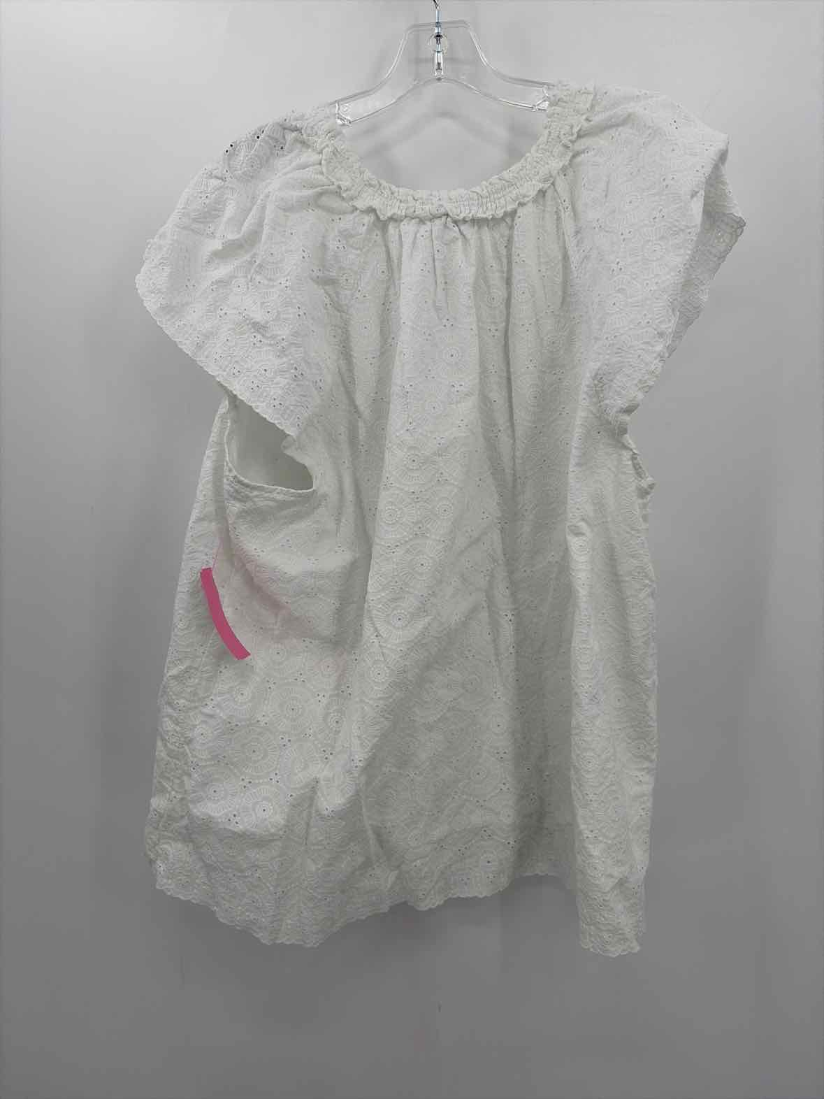 Crown & Ivy White Size 2X Blouse | True Fashionistas.