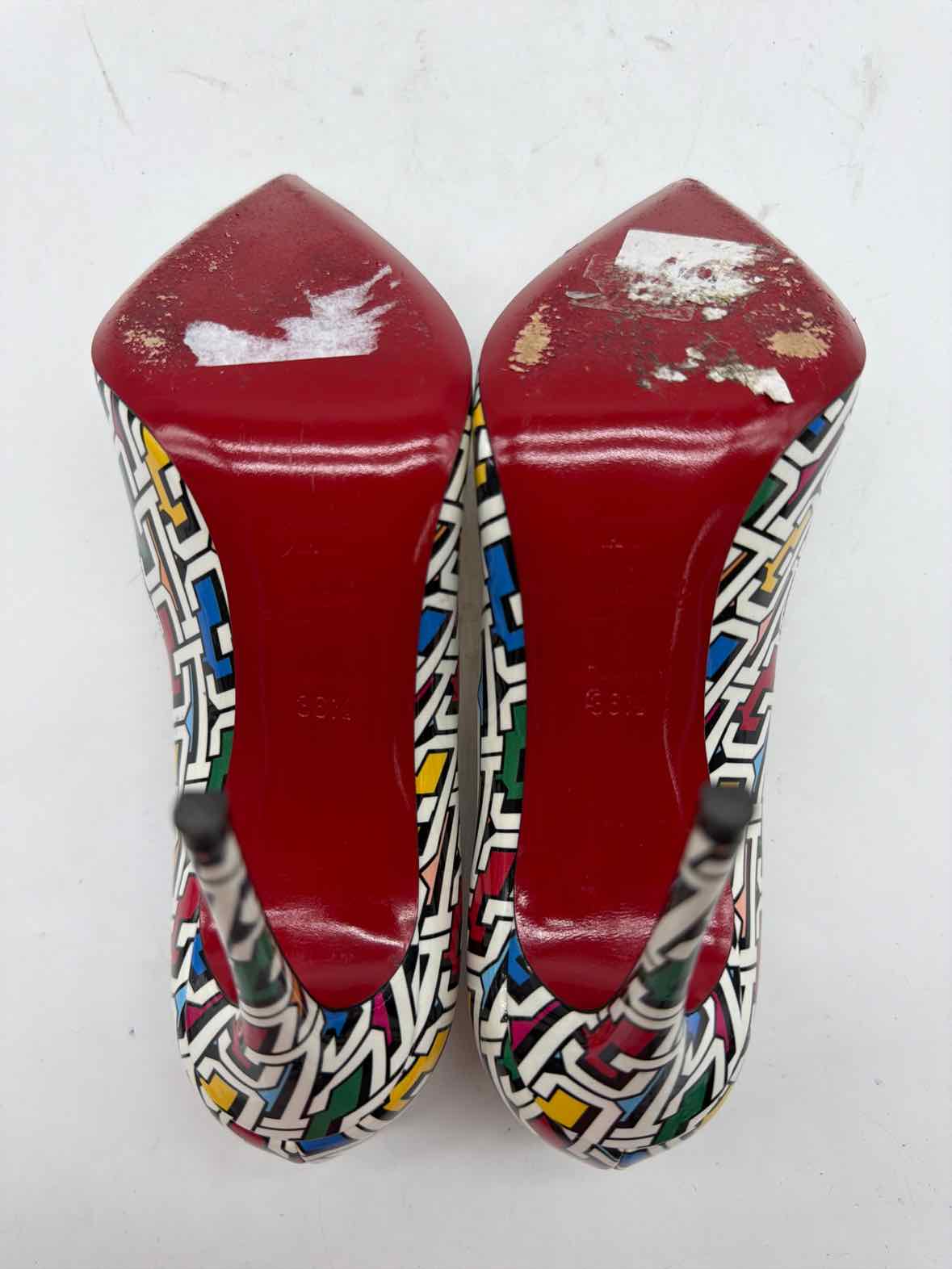 Pre-Owned Christian Louboutin Multi-Color Size 36.5 Stiletto Heels | True Fashionistas.