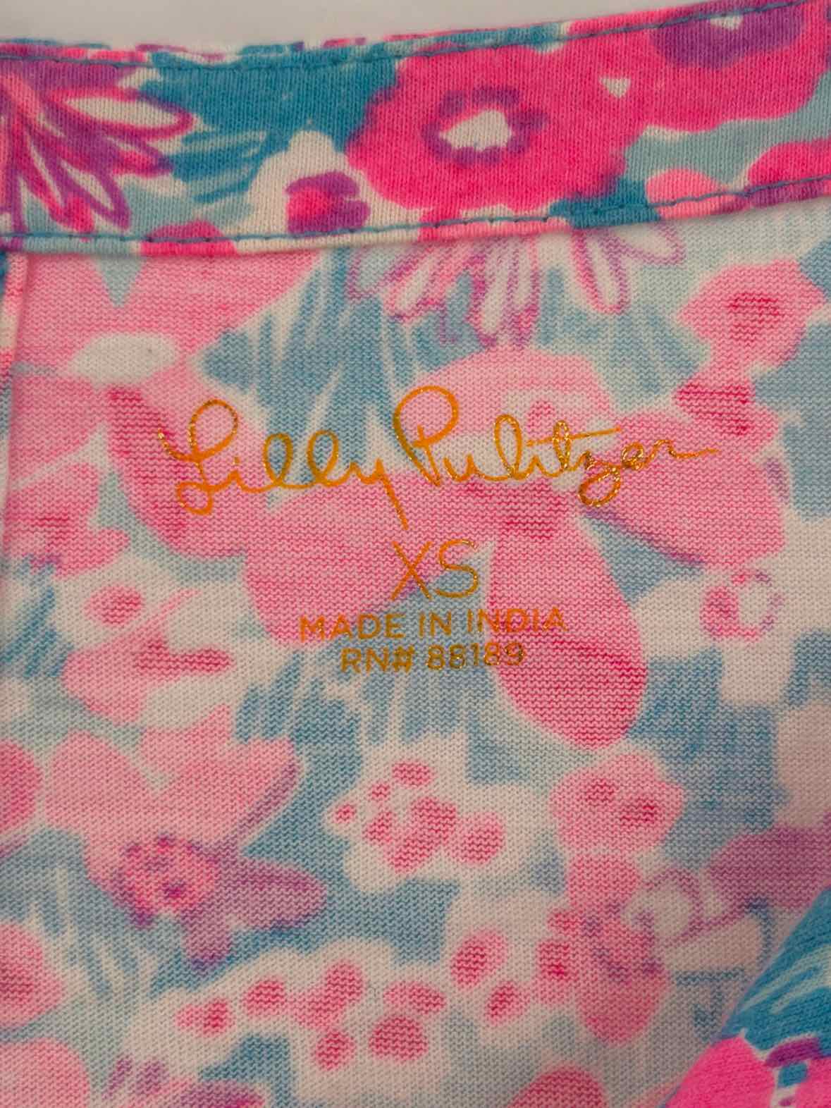 Pre-Owned Lilly Pulitzer Pink Size XS Short Short Sleeve Dress | True Fashionistas.