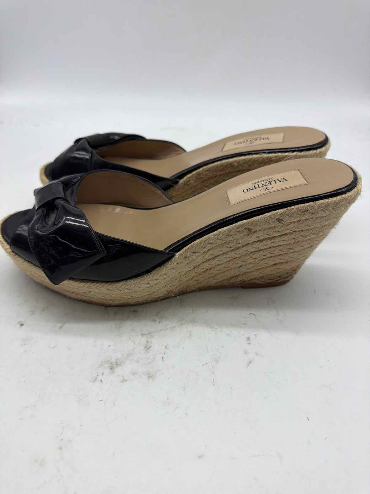 Pre-Owned Valentino Barely There Size 9 Wedge Heels | True Fashionistas.