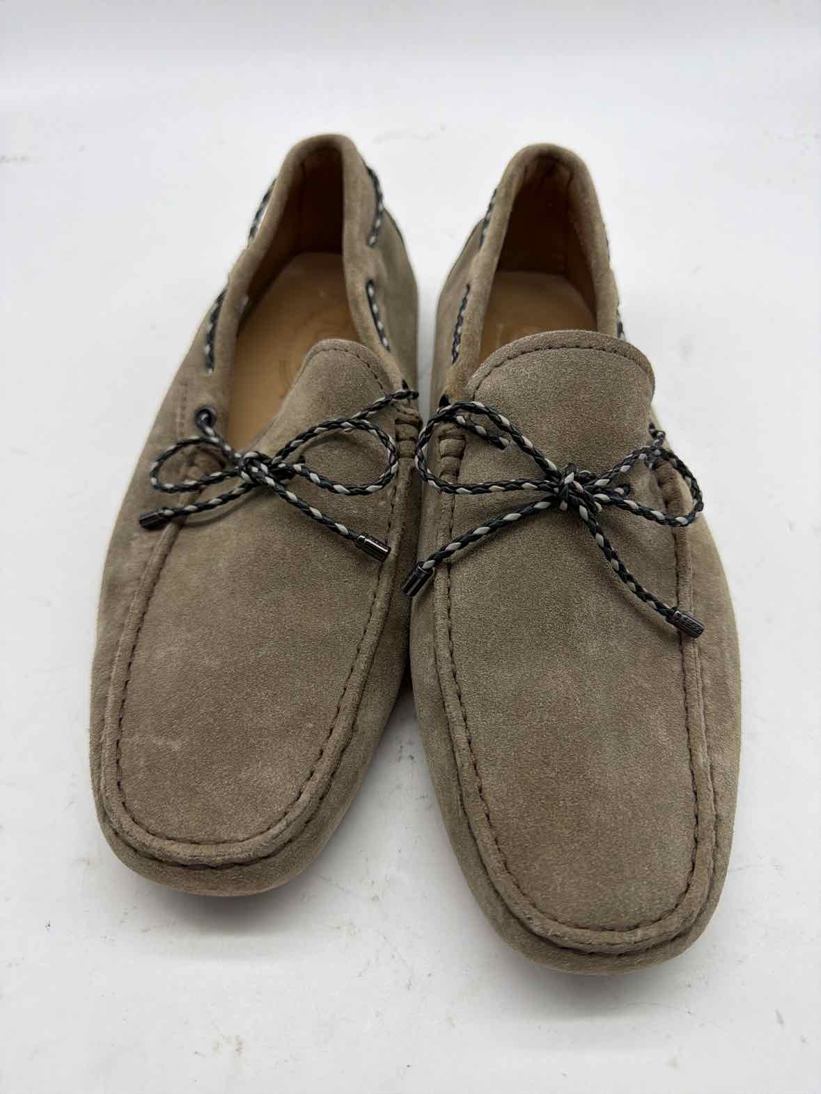Pre-Owned Tod's Tan 8 Lace Up Men's Slip On | True Fashionistas.