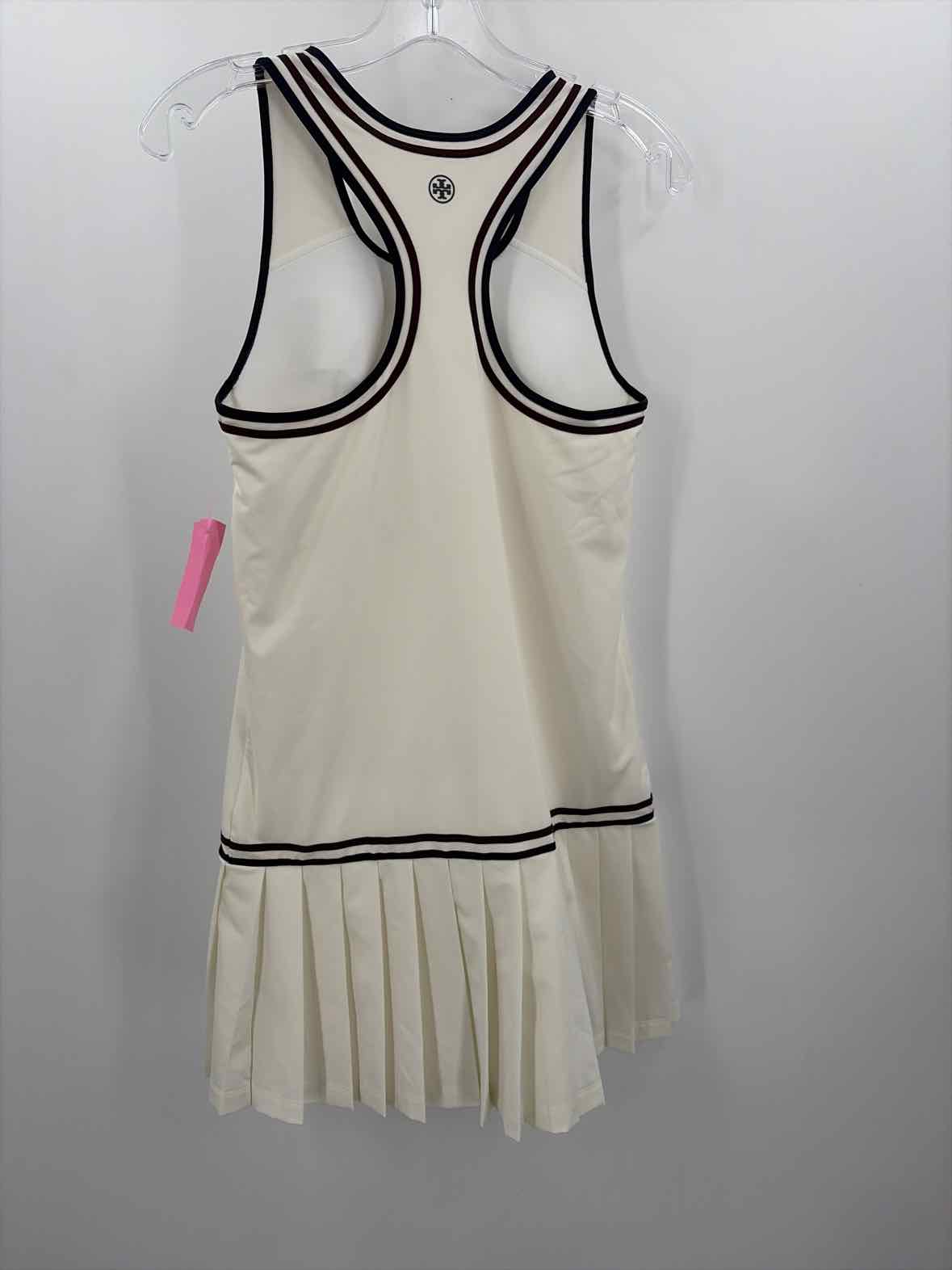 Pre-Owned Tory Burch Ivory Size Medium Short Sleeveless Dress | True Fashionistas.