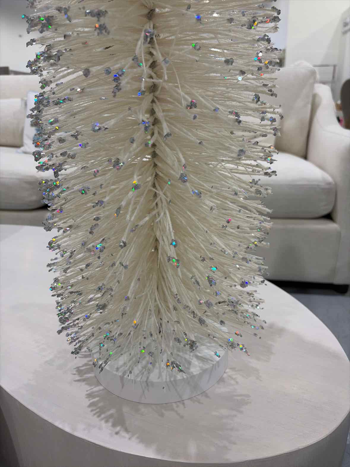 White & Silver Bottlebrush Tree | True Fashionistas.