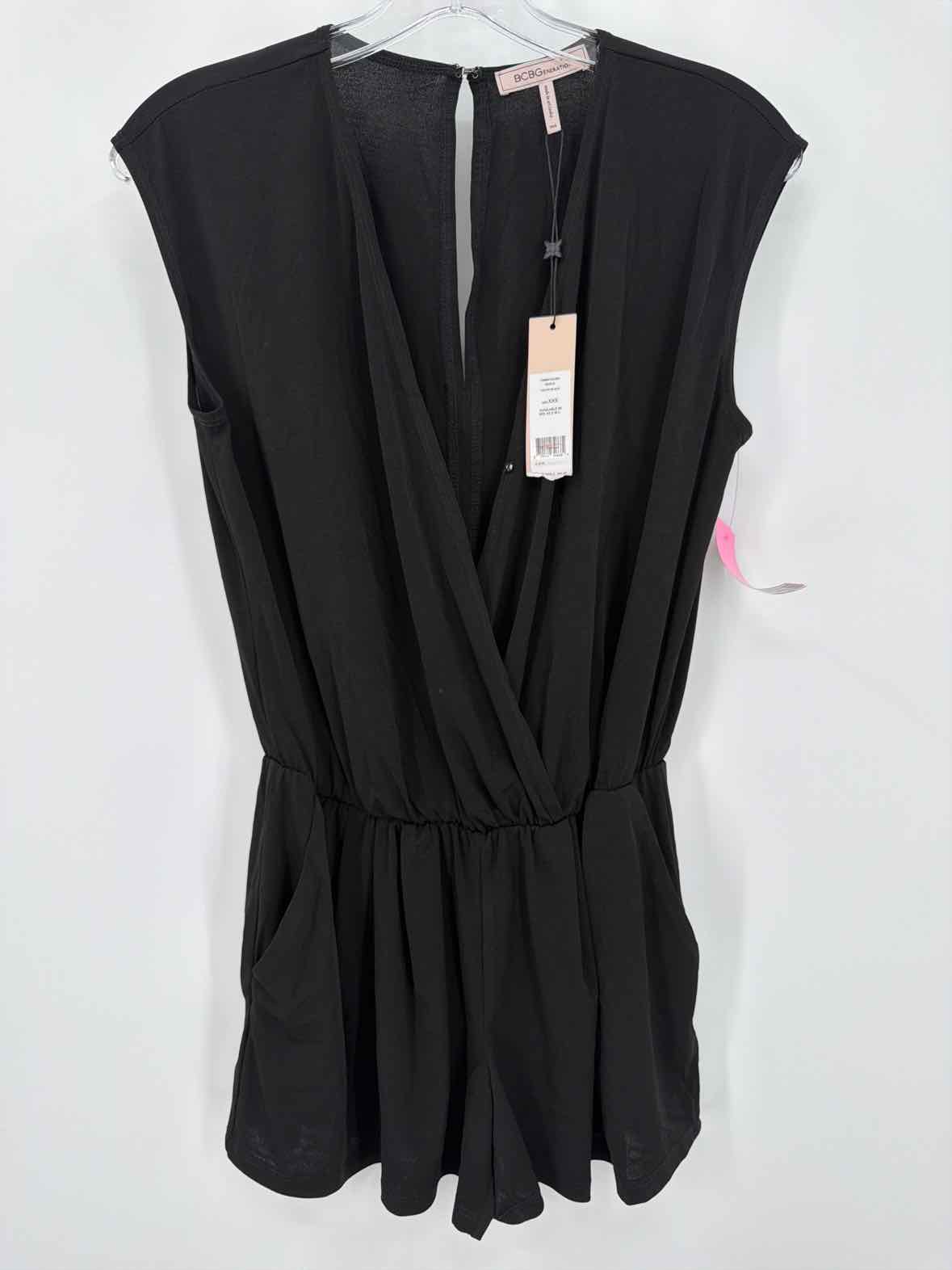 Pre-Owned BCBG Generation Black Size XXS Sleeveless Romper | True Fashionistas.