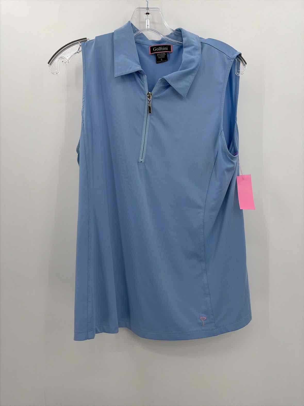 Golftini Blue Size Large Athletic Tank | True Fashionistas.