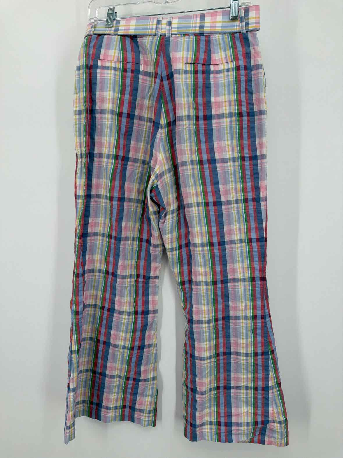 Pre-Owned Zimmermann Blue Size 2 Plaid Dress Pants | True Fashionistas.