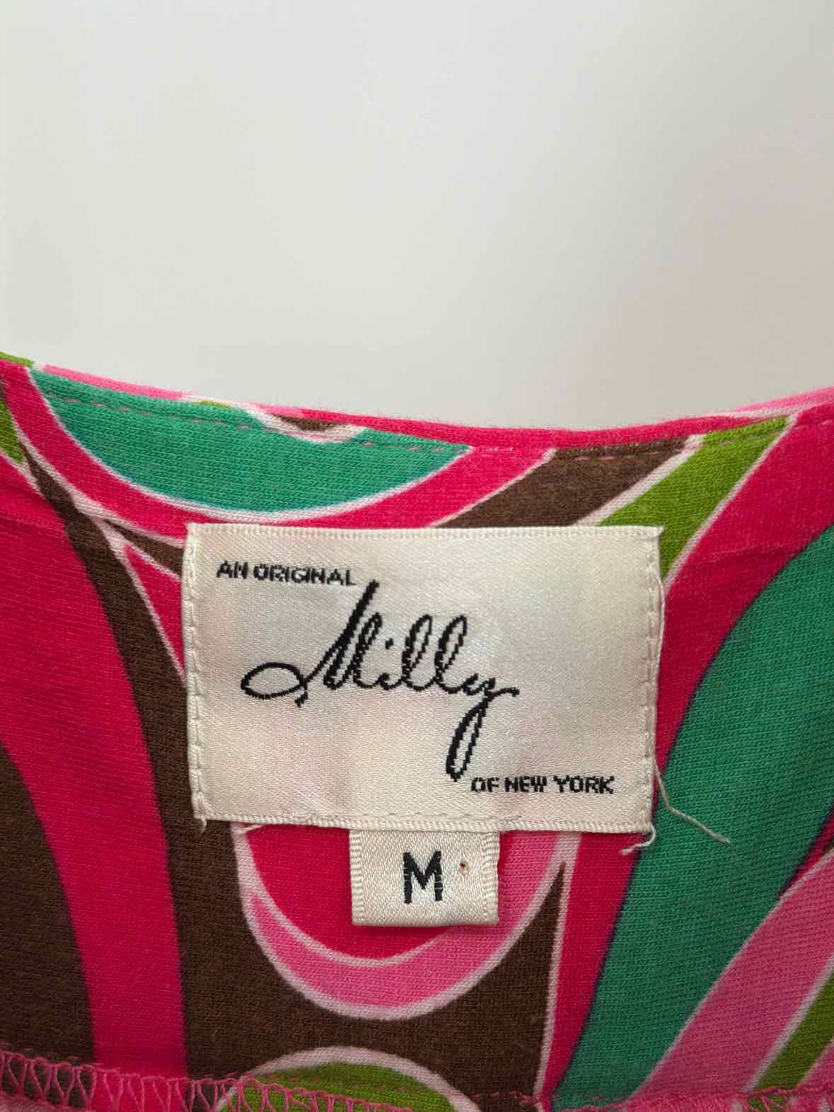 Pre-Owned Milly Pink Size Medium Long Sleeveless Dress | True Fashionistas.