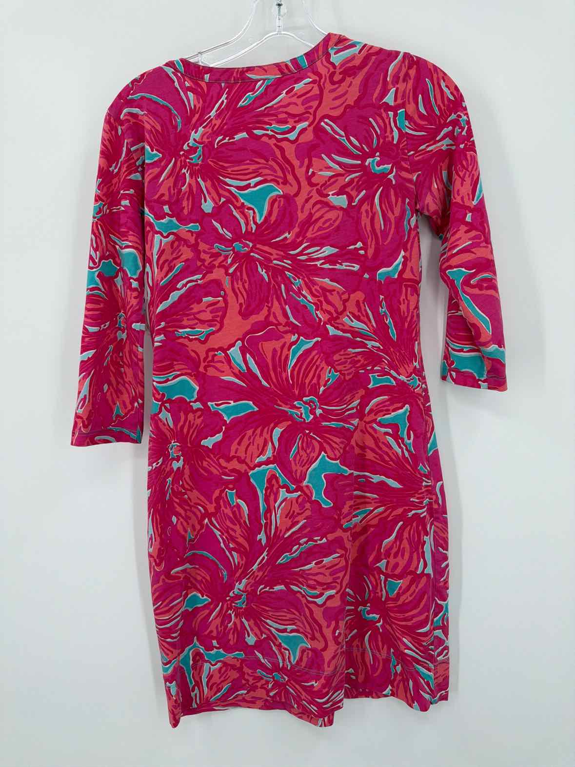 Pre-Owned Lilly Pulitzer Pink Size XS Short Long Sleeve Dress | True Fashionistas.