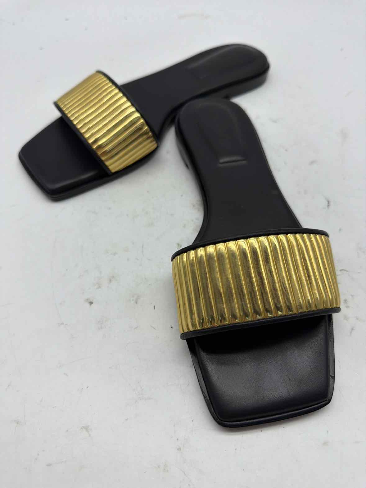 Pre-Owned Simkhai Black Size 6 Mule Flats | True Fashionistas.