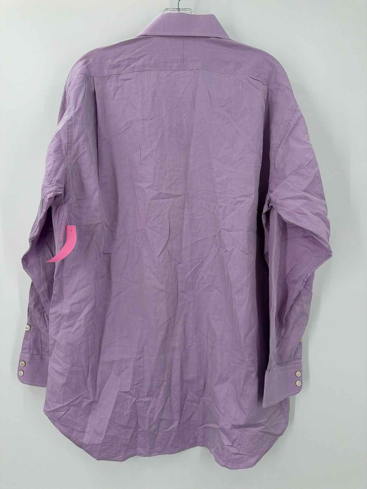 Pre-Owned Burberry Purple Large Men's Long Sleeve Shirt | True Fashionistas.