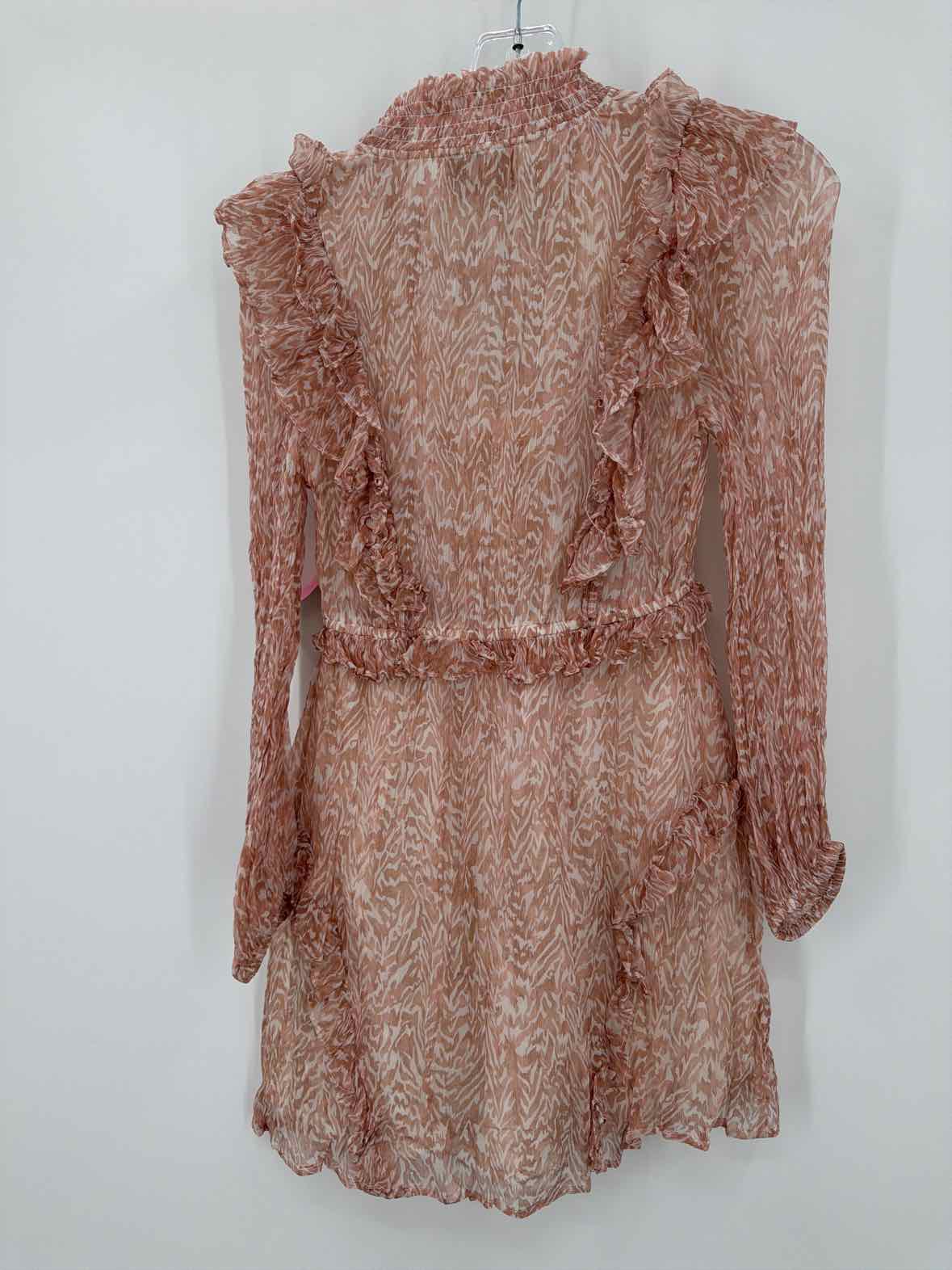 Pre-Owned Cleobella Pink Size XS Short Long Sleeve Dress | True Fashionistas.