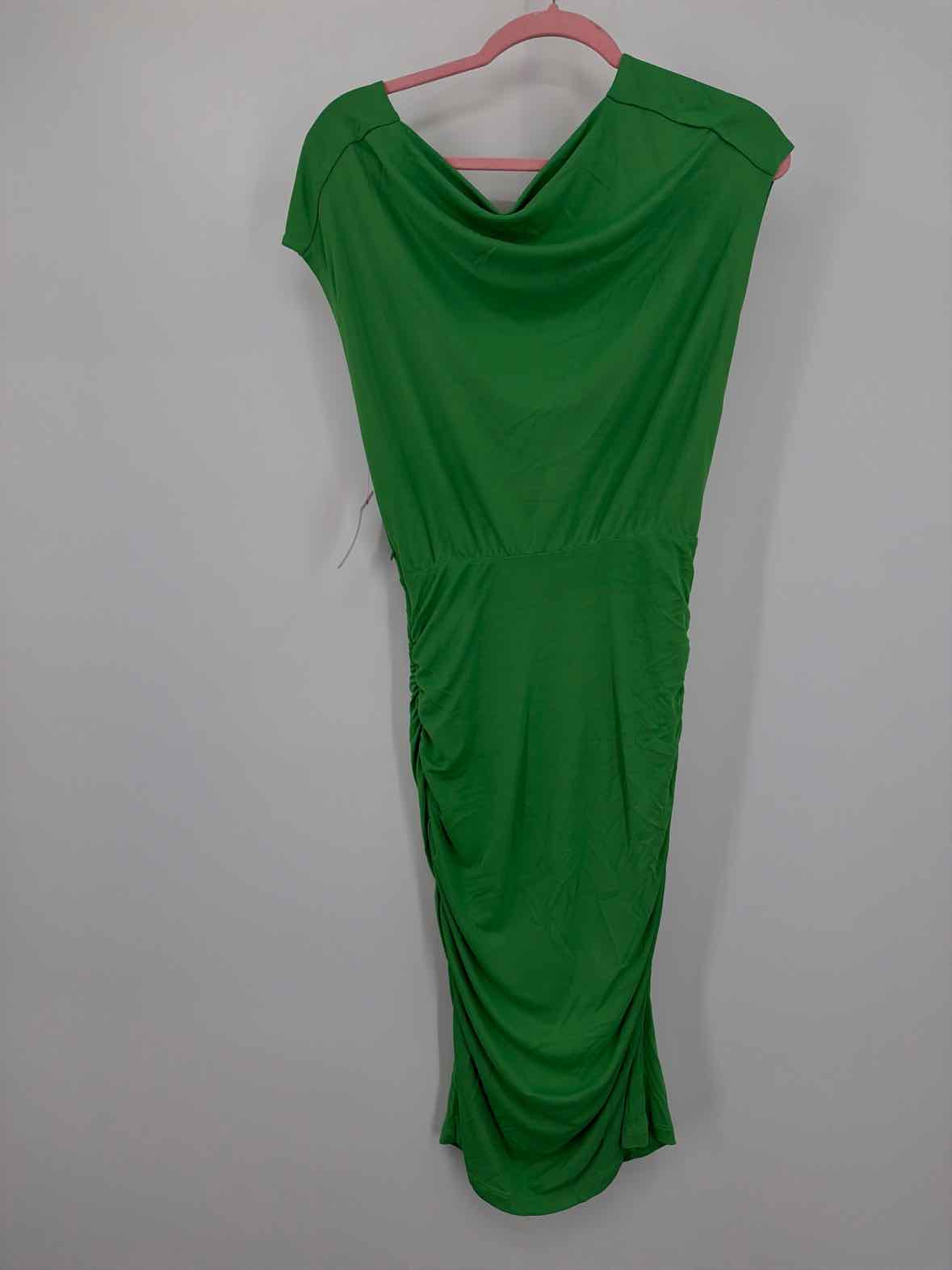 Pre-Owned Versace Collection Green Size 42/8 Short Sleeveless Dress | True Fashionistas.