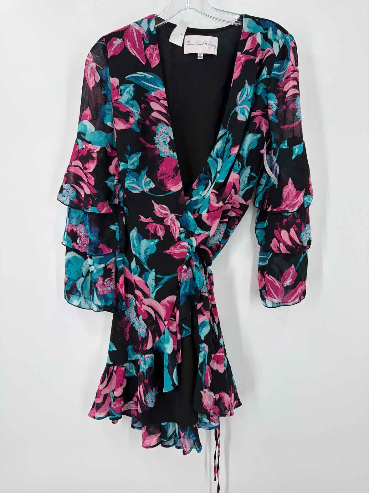 Pre-Owned Charlene Henry Black Size Small Short Long Sleeve Dress | True Fashionistas.