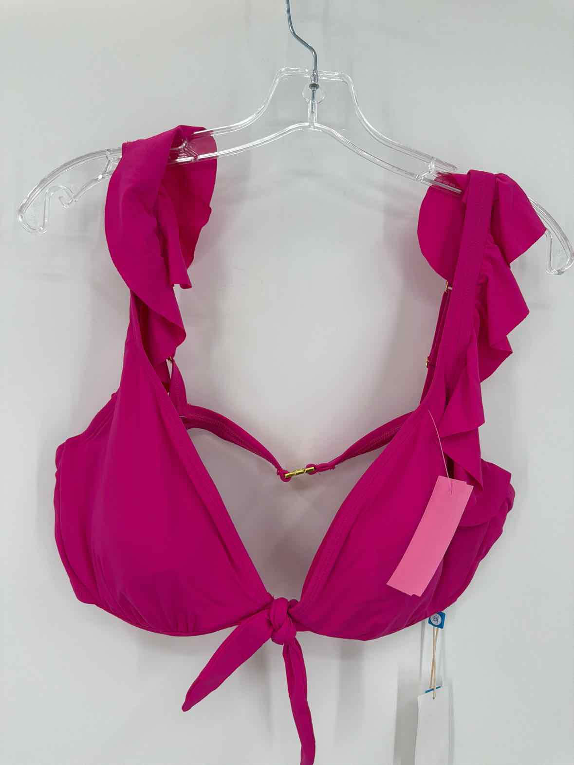 Pre-Owned Bleu Rod Beattie Pink Size 14 Bikini Top | True Fashionistas.