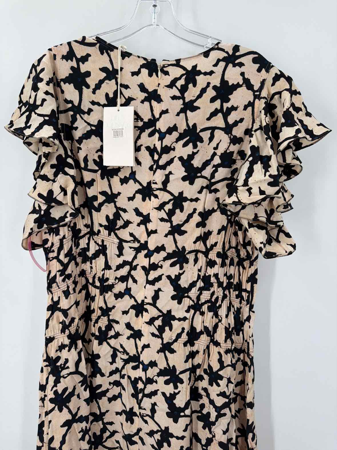 Pre-Owned Ulla Johnson Black Size 12 Long Short Sleeve Dress | True Fashionistas.