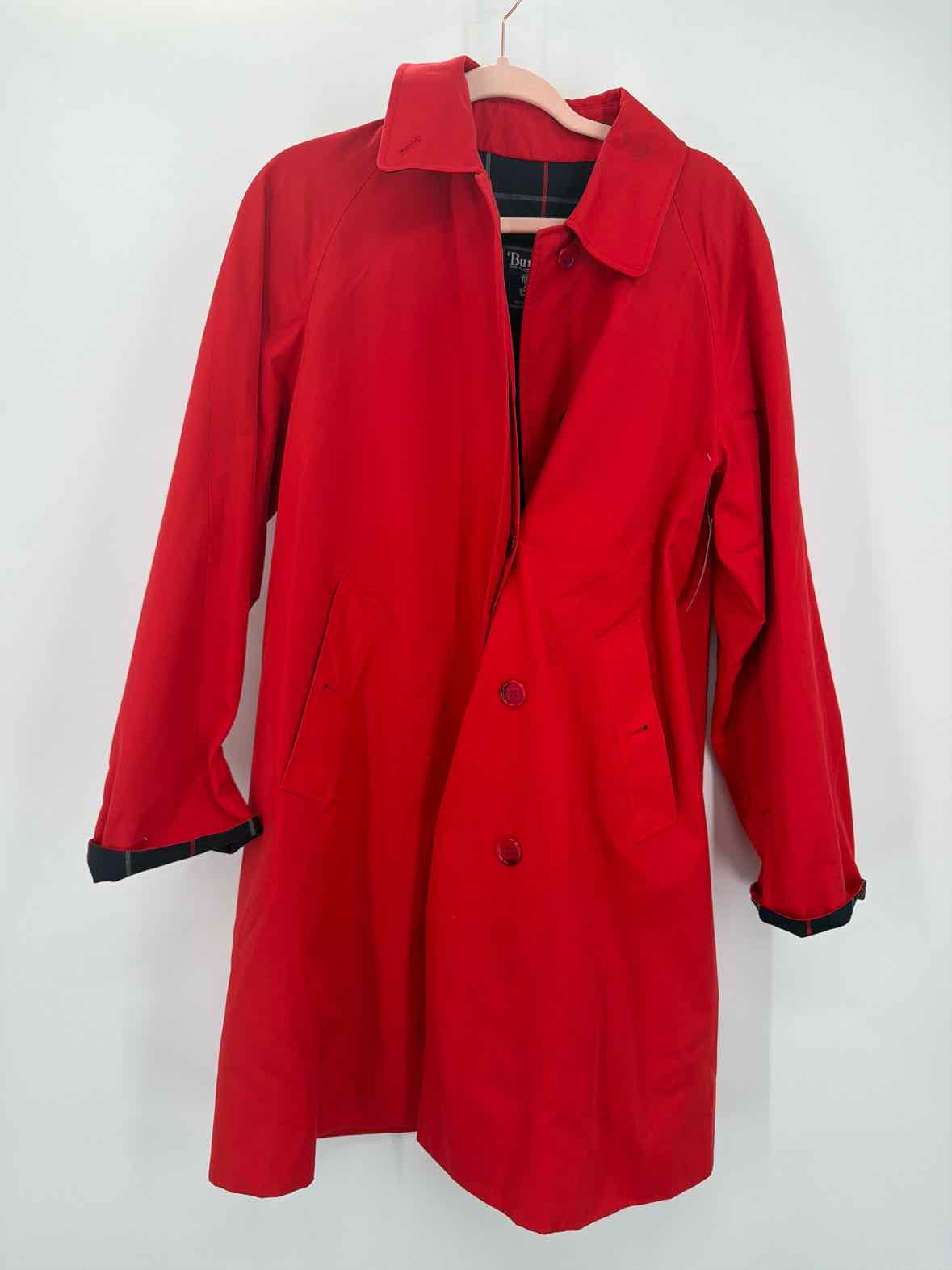 Pre-Owned Burberry's Red Size 10 Trench Coat | True Fashionistas.