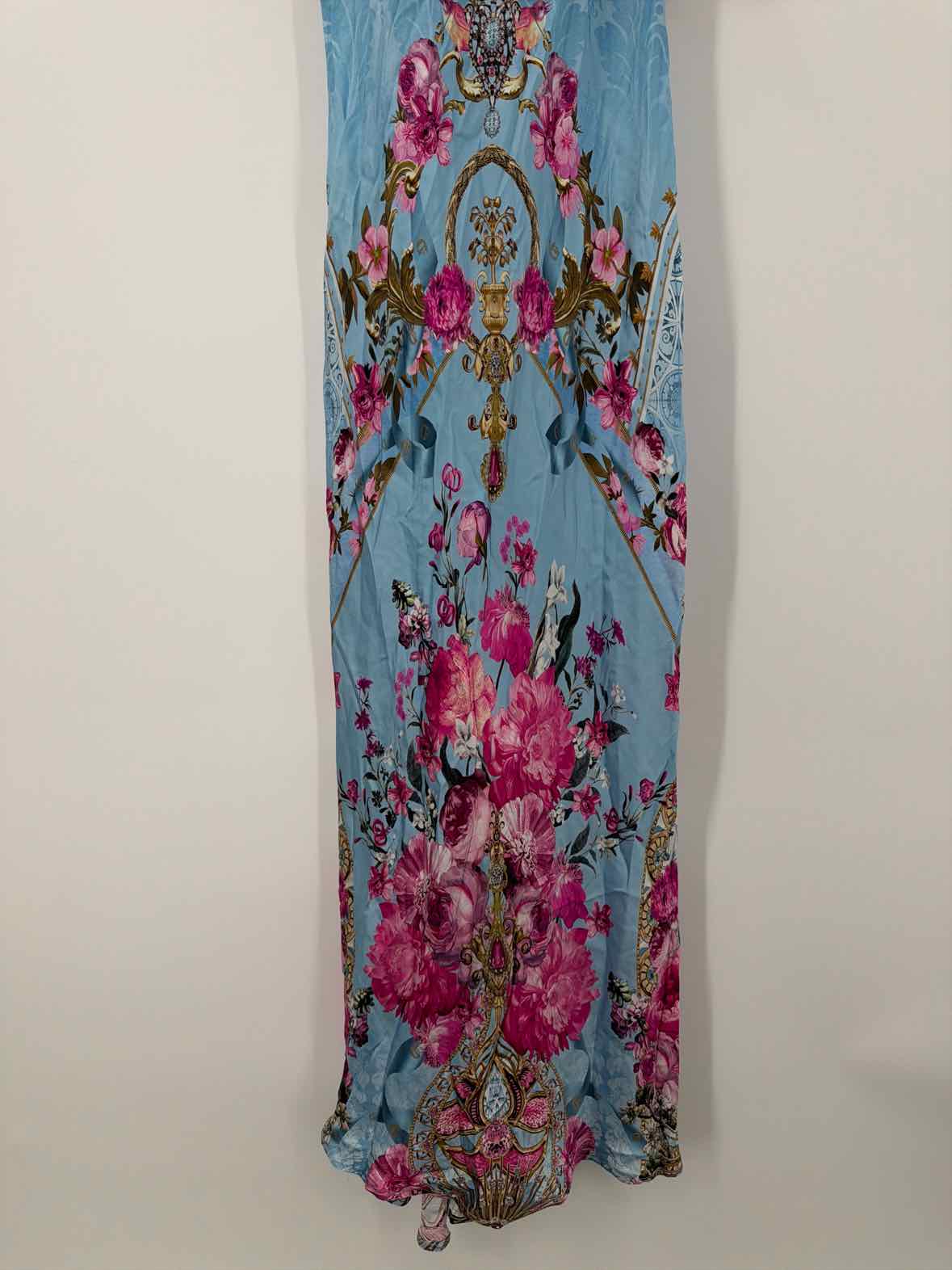 Pre-Owned Camilla Blue Size Large Long Sleeveless Dress | True Fashionistas.