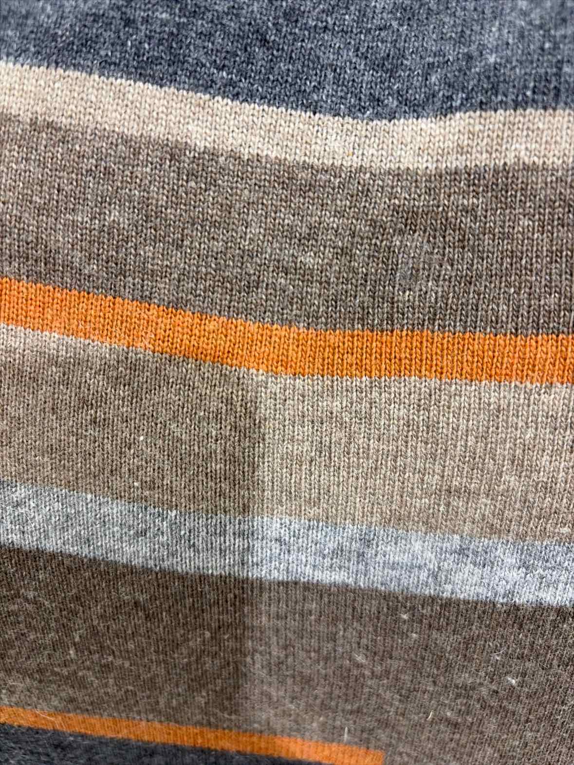 Square Patterned Cashmere Pillows in Chocolate, Orange and Light Brown | True Fashionistas.