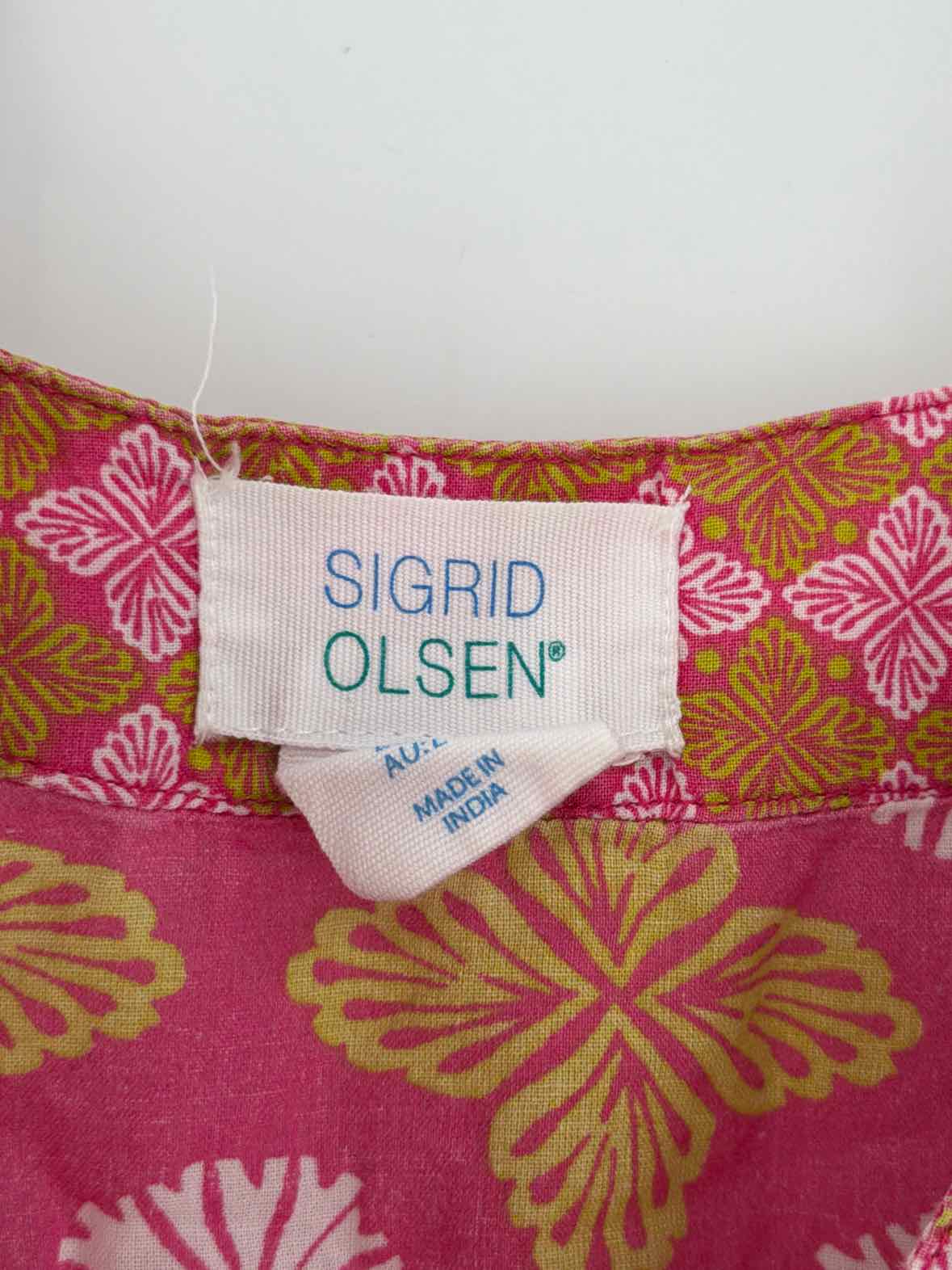 Pre-Owned Sigrid Olsen Pink Size Large Tank Top | True Fashionistas.