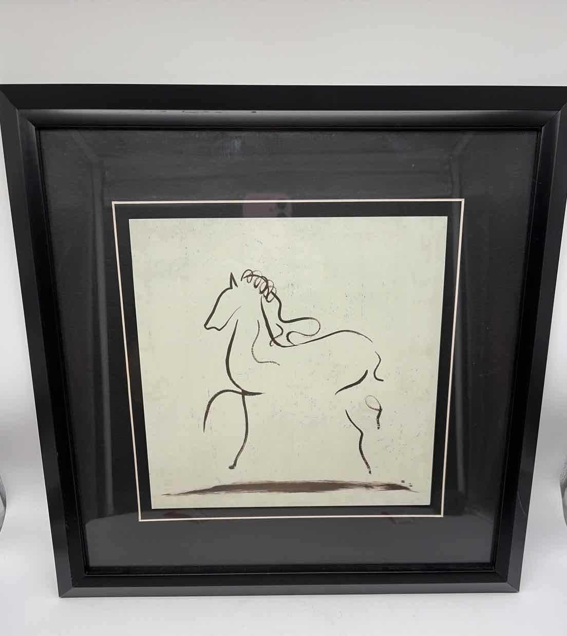 Black & White Horse Sketch Art Work | True Fashionistas.