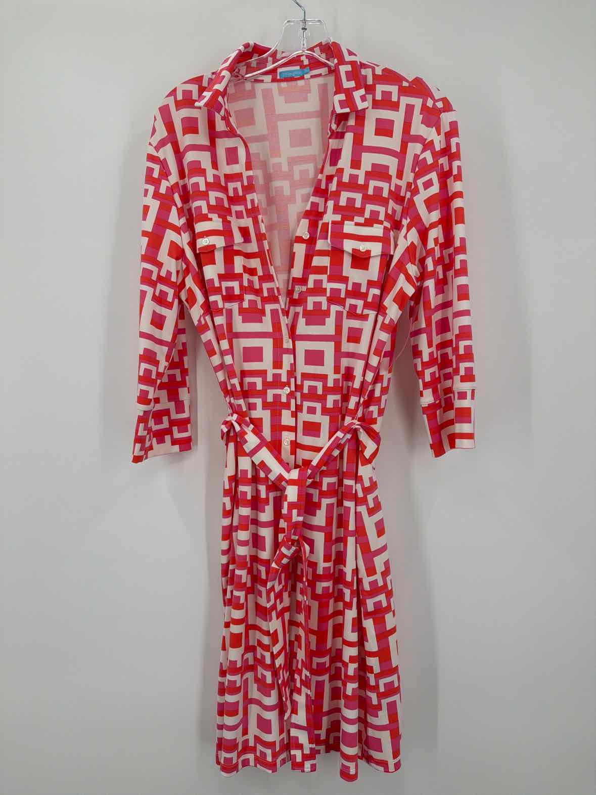 Pre-Owned J Mclaughlin Pink Size XL Short Long Sleeve Dress | True Fashionistas.