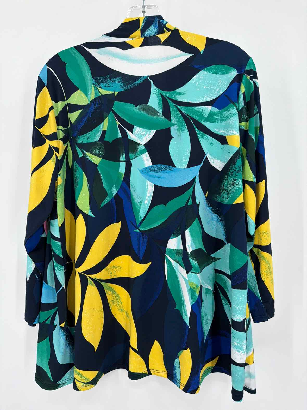 Pre-Owned Zac & Rachel Blue Size Large Cardigan Blouse | True Fashionistas.