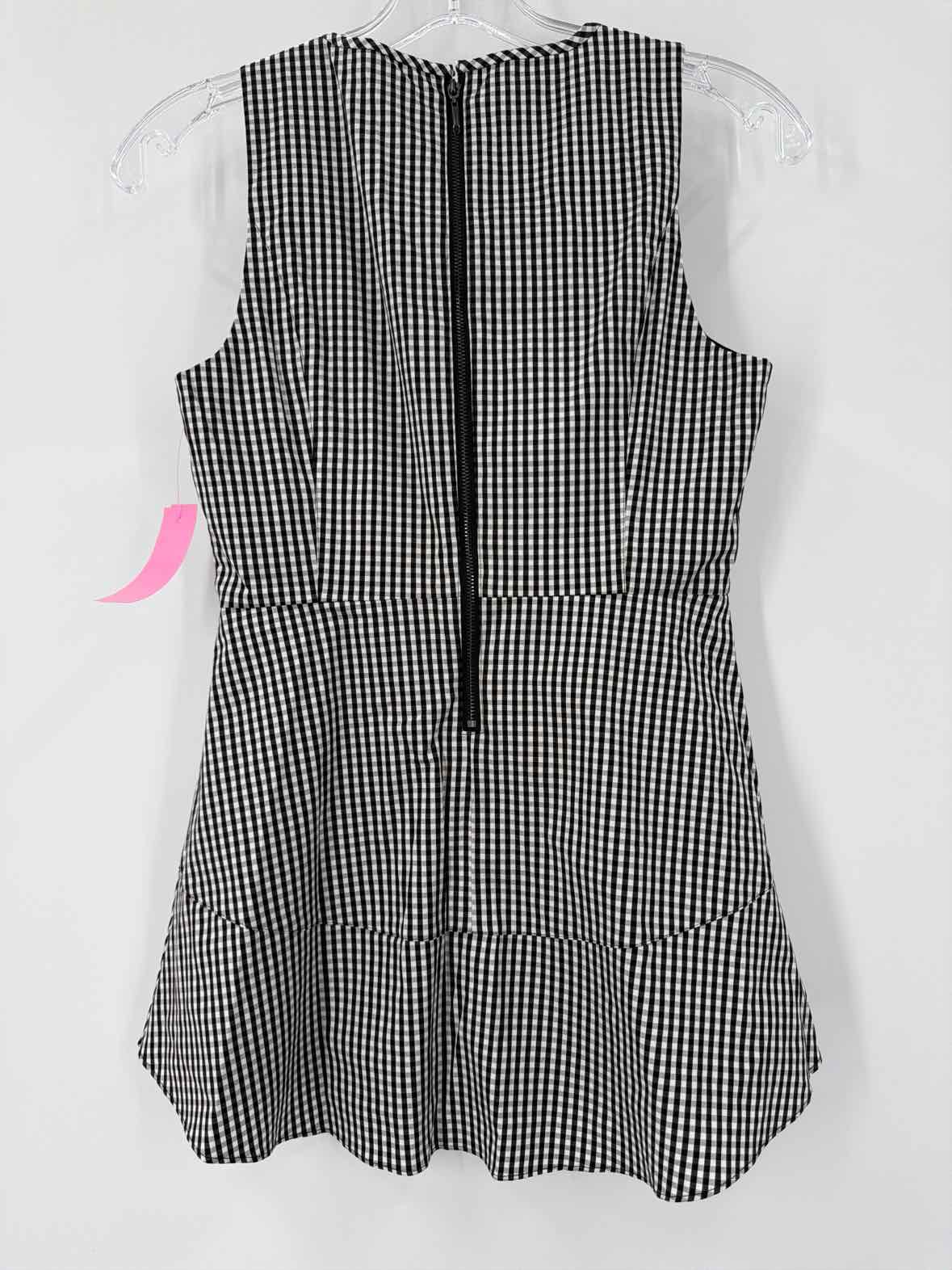Pre-Owned WHBM Black Size 0 Check Tank Top | True Fashionistas.