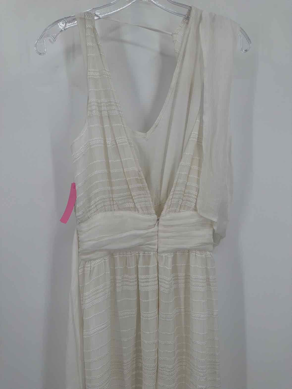 Pre-Owned Ramy Brook White Size 6 Long Sleeveless Dress | True Fashionistas.