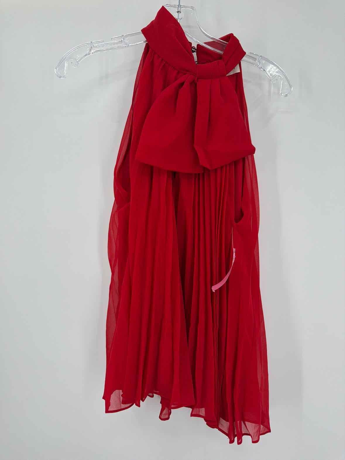Pre-Owned Saloni Red Size 6 Tank Top | True Fashionistas.