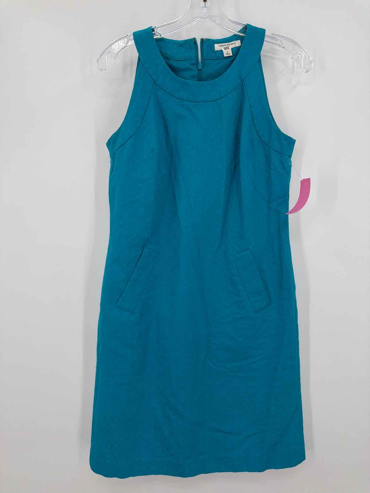 Pre-Owned Banana Republic Blue Size 4 Short Sleeveless Dress | True Fashionistas.